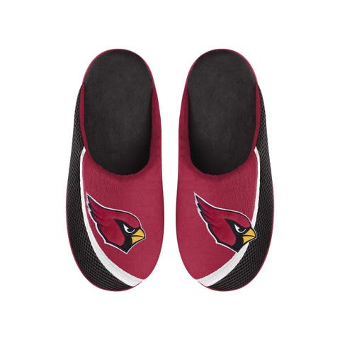 Men's FOCO Red St. Louis Cardinals Team Stripe Memory Foam Slide Slippers Size: Small