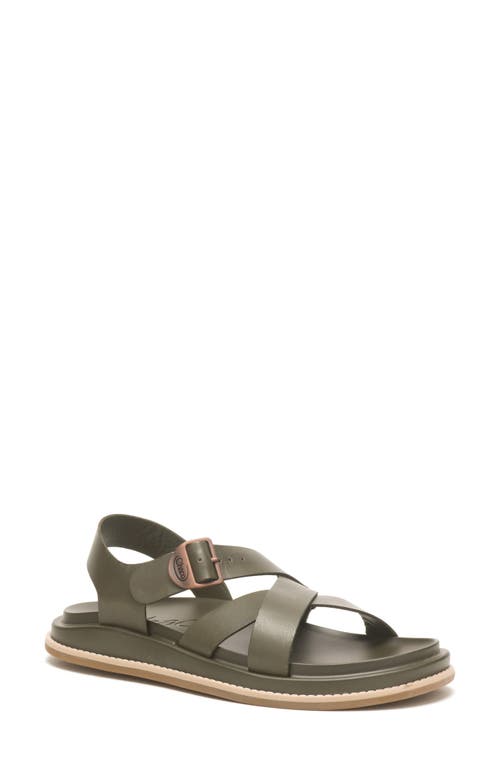 Townes Sandal in Olive Night
