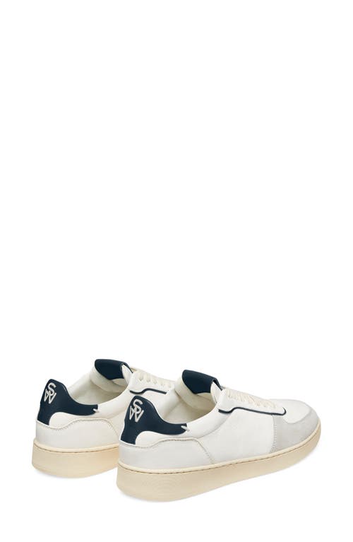 Shop Stuart Weitzman Sw Courtside Sneaker In Light Grey/white/nice Blue