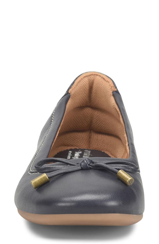 Comfortiva Keegan Ballet Flat In Sky Navy