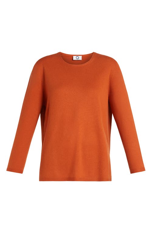 Shop Marina Rinaldi Orma Cashmere Sweater In Red Orange