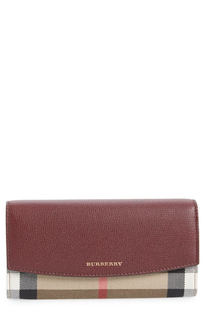 Burberry 'Porter - Check' Continental Wallet | Nordstrom