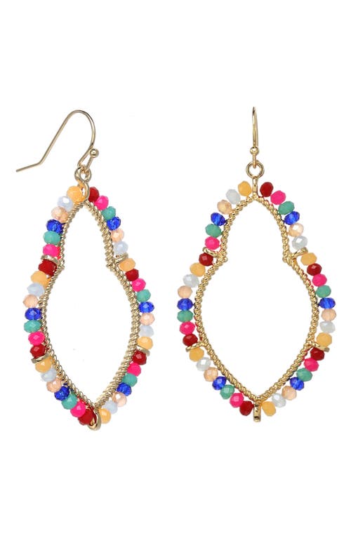 Stella + Ruby Tai Beaded Drop Earrings in Assorted