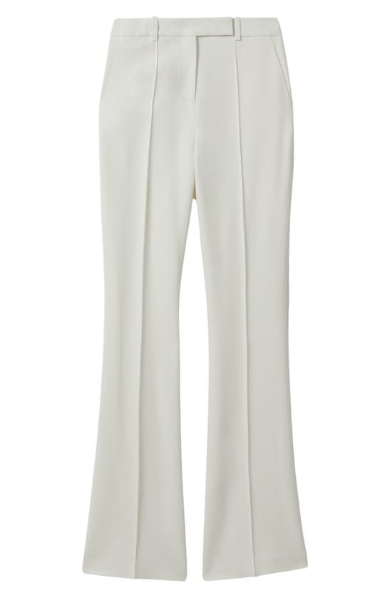 Shop Reiss Atelier Camille Flare Pants In Ivory