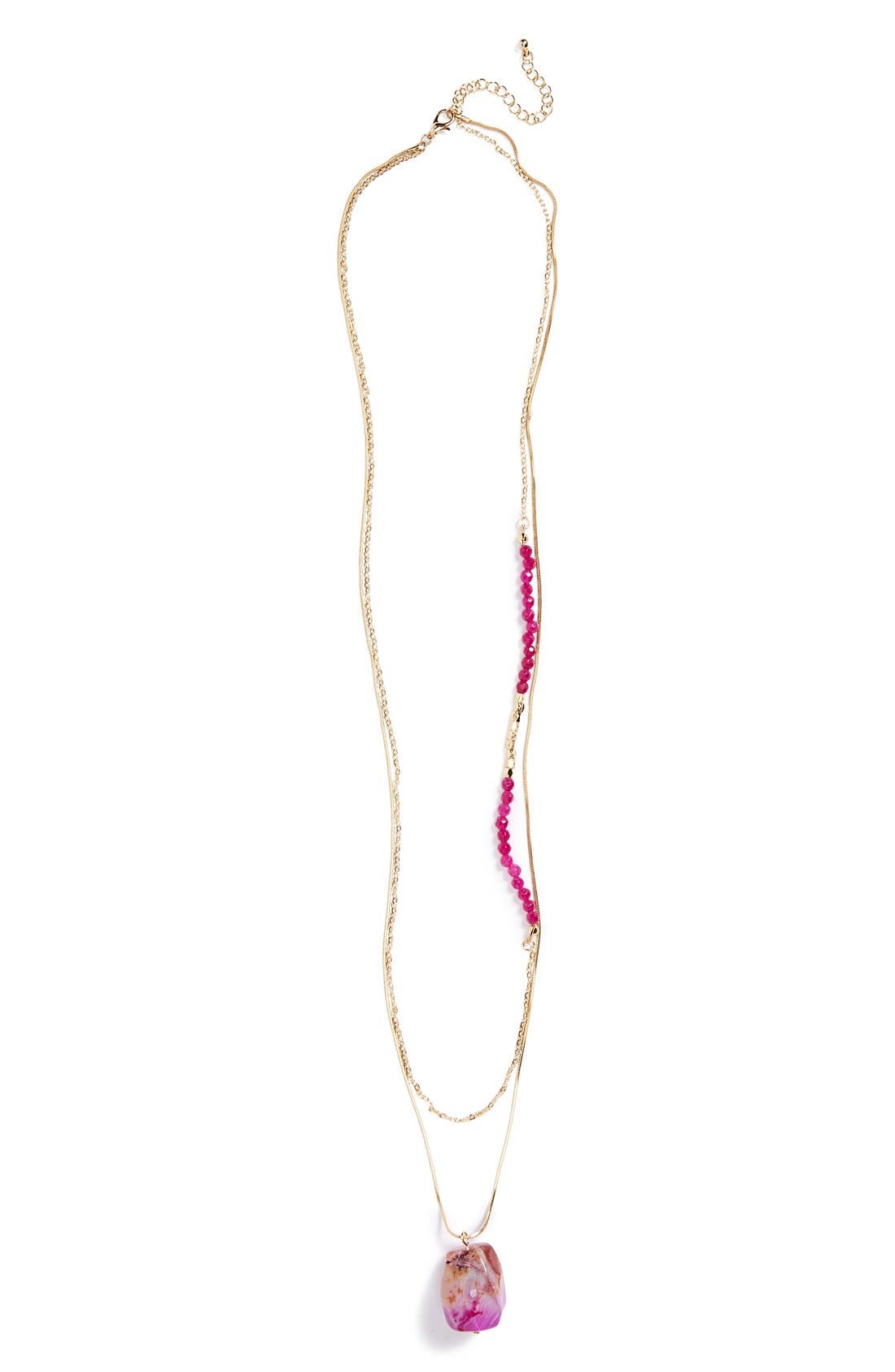 BP. Chunky Stone Pendant Necklace Nordstrom