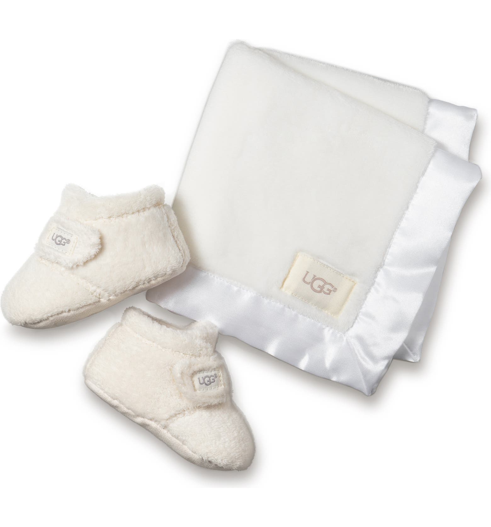 UGG® Bixbee Booties & Lovey Blanket Set | Nordstrom