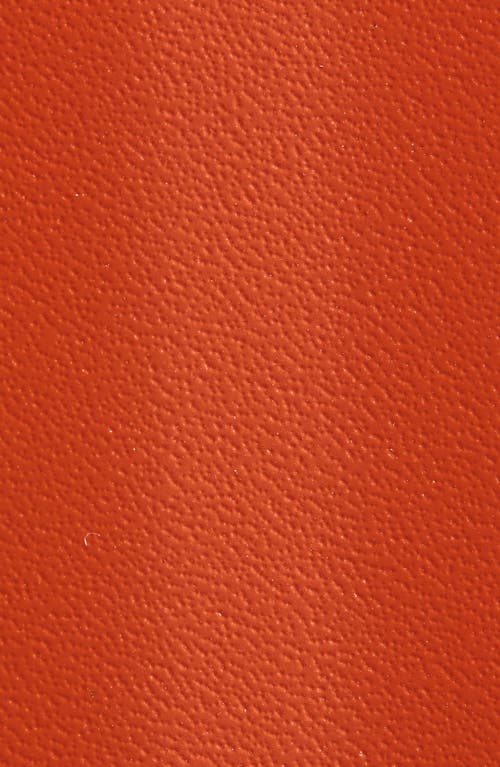 Valentino By Mario Valentino Giusy Baby Monogram Logo Buckle Belt In Rust