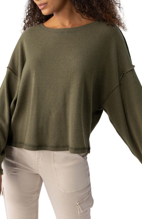 Shop Sanctuary Change Of Scenery Knit Top In Burnt Olive