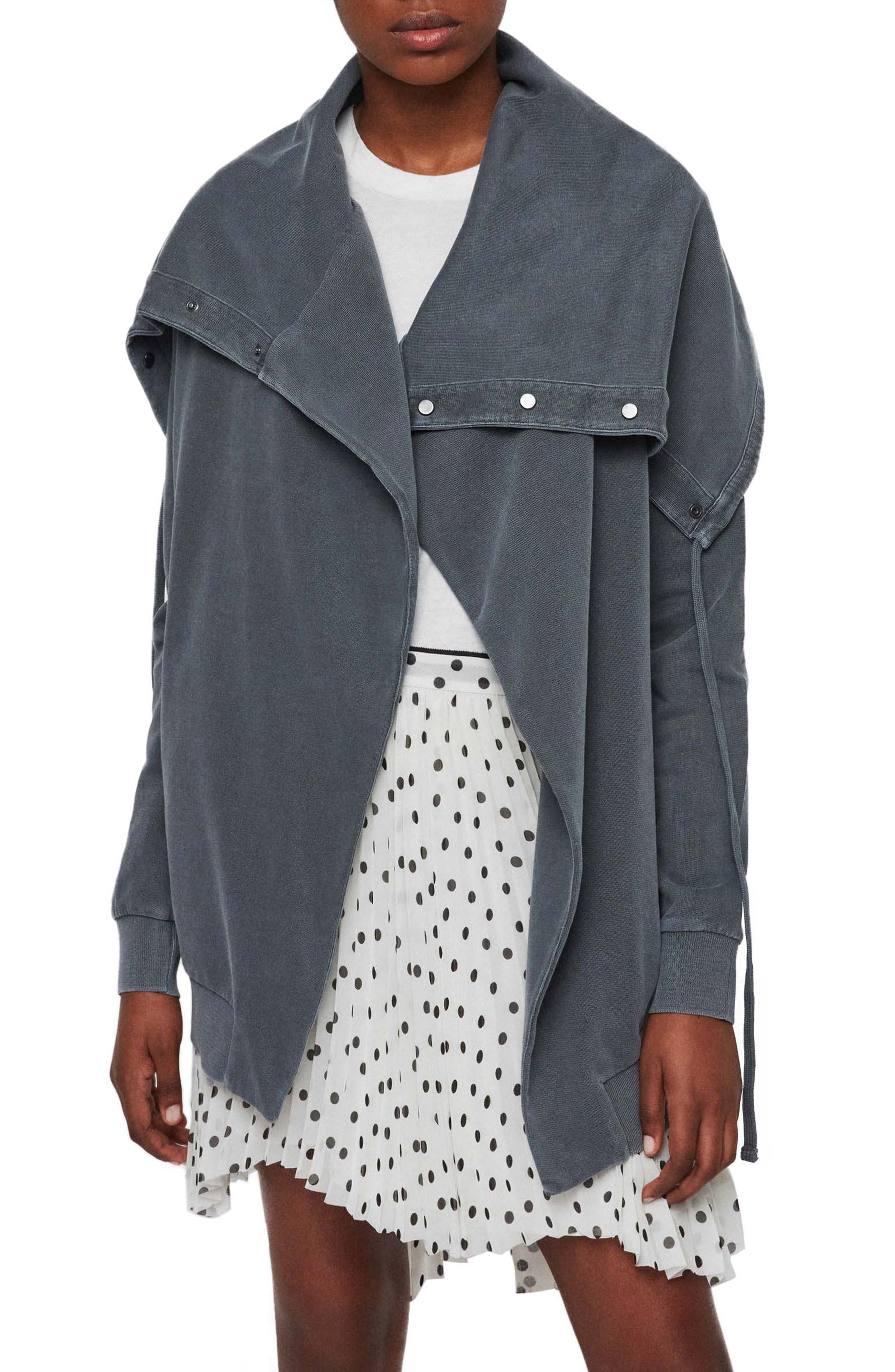 all saints brooke knit jacket