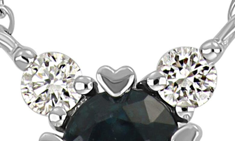 Bony Levy El Mar Diamond & Sapphire Pendant Necklace In 18k White Gold