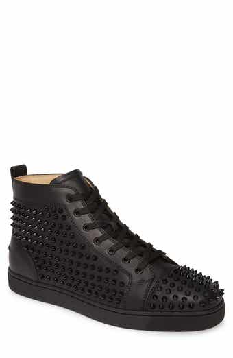 Christian Louboutin Louis Leather High-Top Sneakers