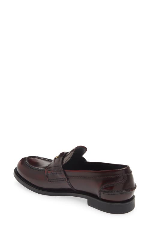 Shop Miu Miu Penny Loafer In Porpora