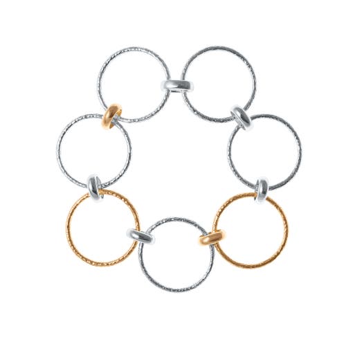 Lucy Quartermaine Multi Finish Hula Bracelet In Multi Color