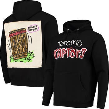 Youth Toronto Raptors Red/Black Outside the Key Pullover Hoodie