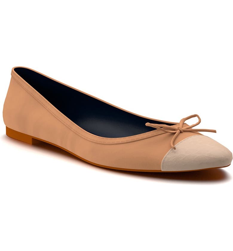 Shoes of Prey Cap Toe Ballet Flat (Women) | Nordstrom