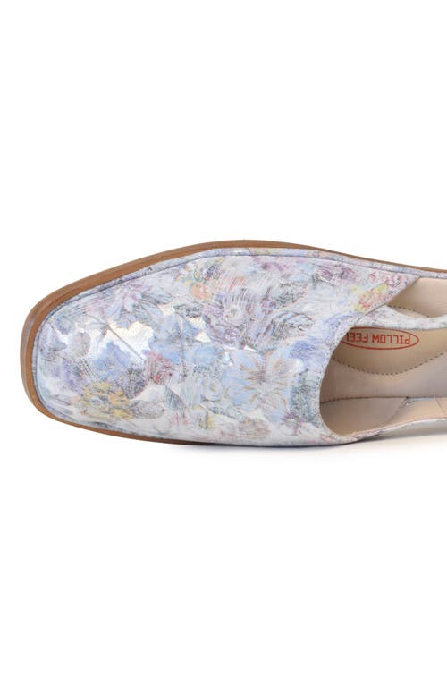Amalfi By Rangoni Gelso Slingback Flat In Bianco Hairy.