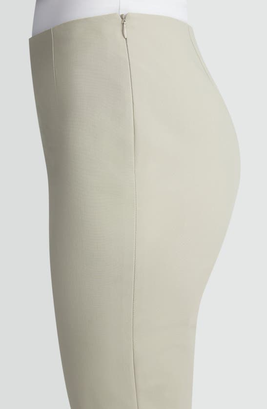 Lafayette 148 Stanton Slim Leg Ankle Pants In Khaki
