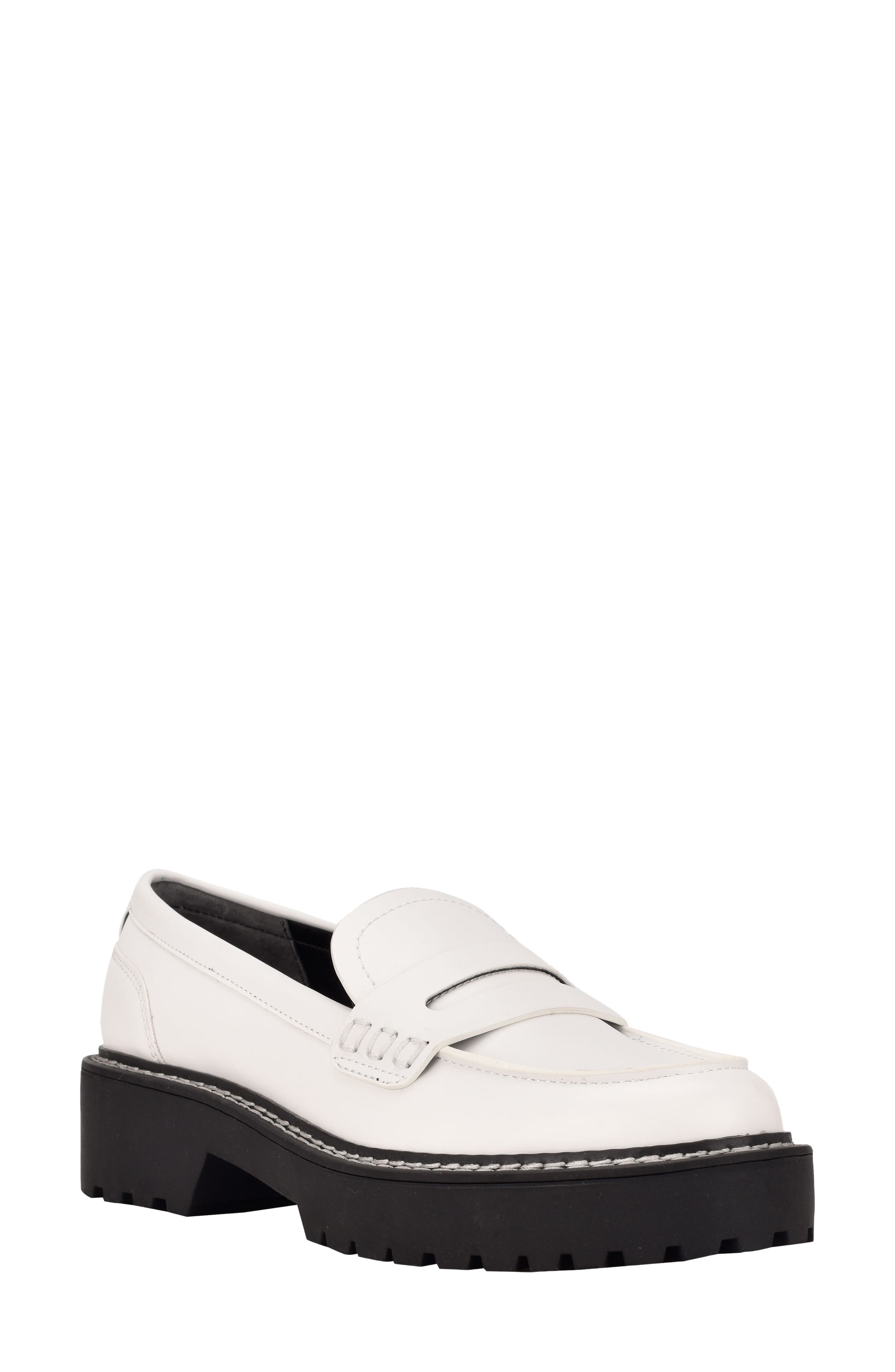 Calvin Klein Women's Suzie Casual Lug Sole Loafers Women's Shoes | Smart  Closet