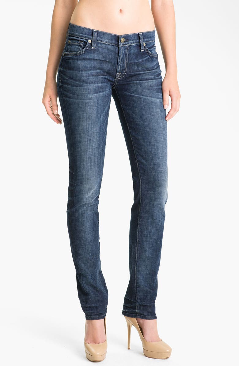 7 For All Mankind® 'Roxanne' Straight Leg Jeans (Royal Mountain Valley