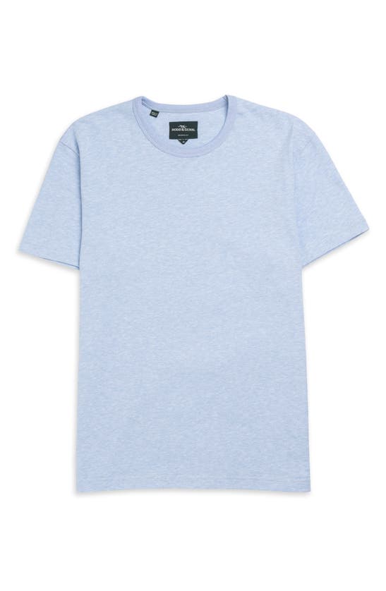 Shop Rodd & Gunn Fairfield Sports Fit Cotton & Linen T-shirt In Sky