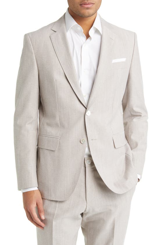 Hugo Hutson Slim Fit Suit Blazer Medium Beige |