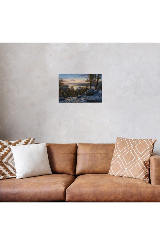 Icanvas Dawn At Lake Tahoe By Evgeny Lushpin Canvas Wall Art In Multi