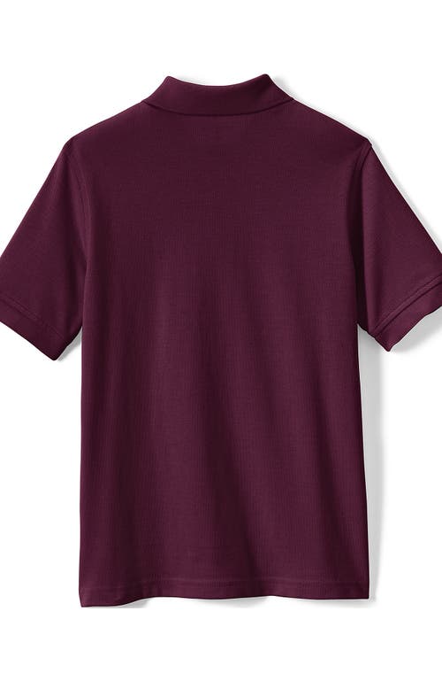 LANDS' END LANDS' END SCHOOL UNIFORM KIDS SHORT SLEEVE MESH POLO SHIRT