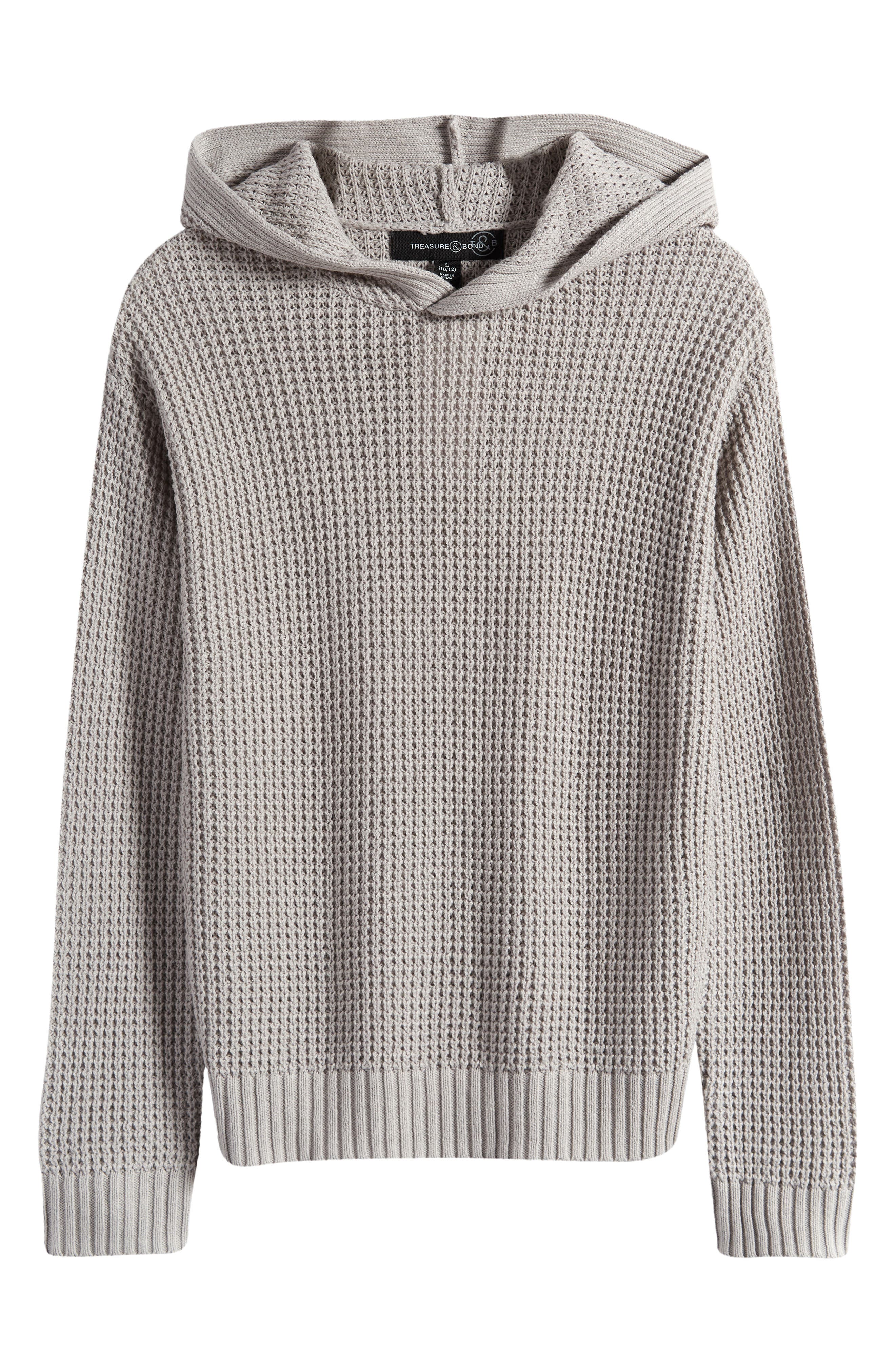 Kid Boy/Kid Girl Mock Neck Textured Knit Sweater