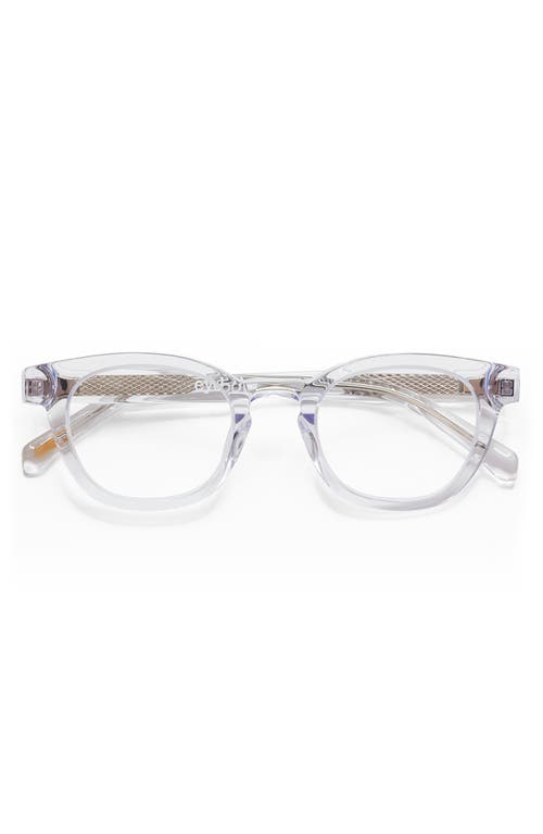 eyebobs Waylaid 46mm Blue Light Blocking Glasses in Crystal /Clear at Nordstrom, Size +0.00