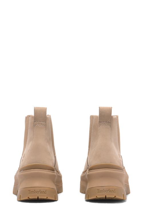Timberland Roxie Lane Chelsea Boot In Light Beige Nubuck
