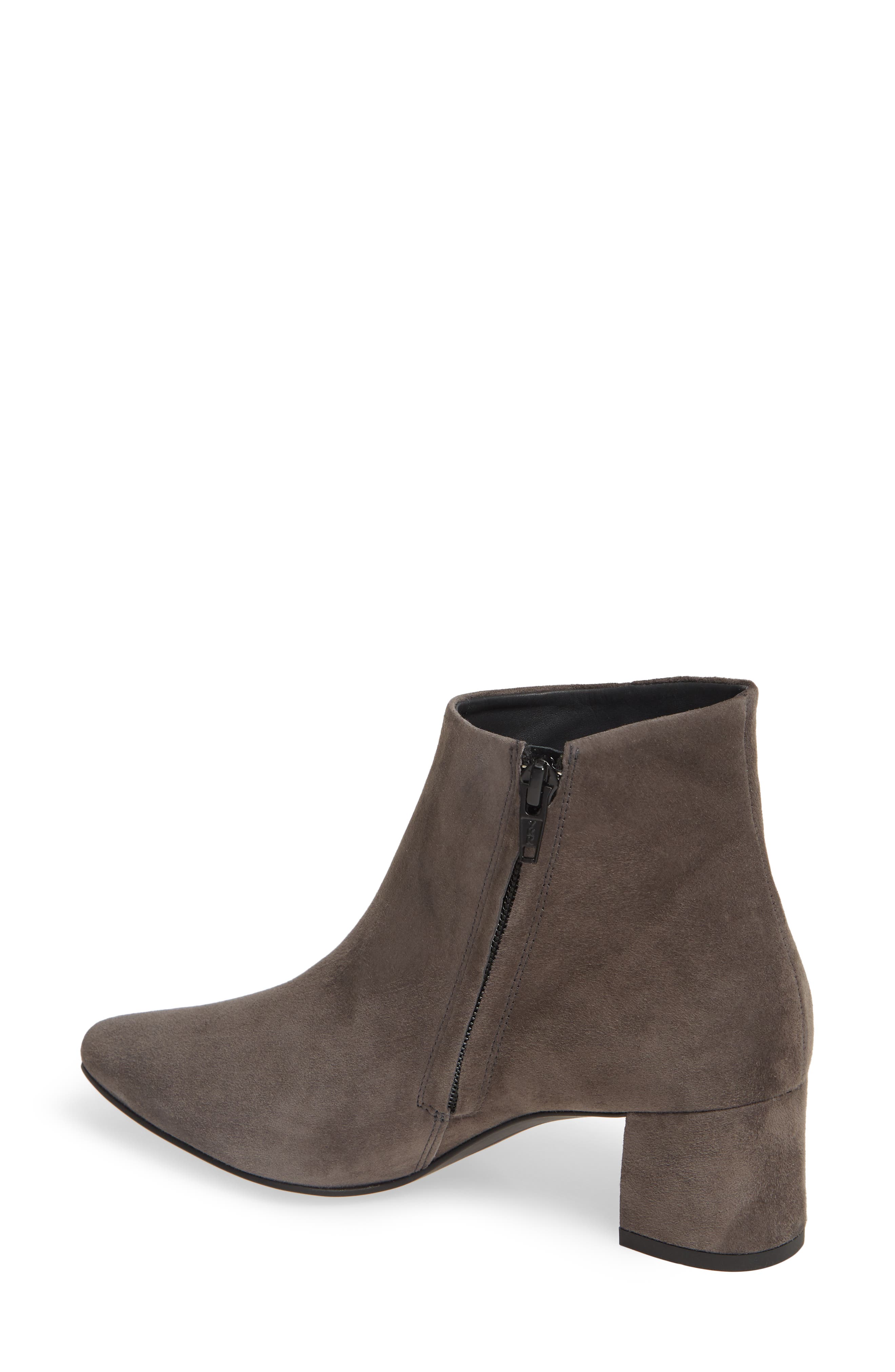 paul green black suede ankle boots