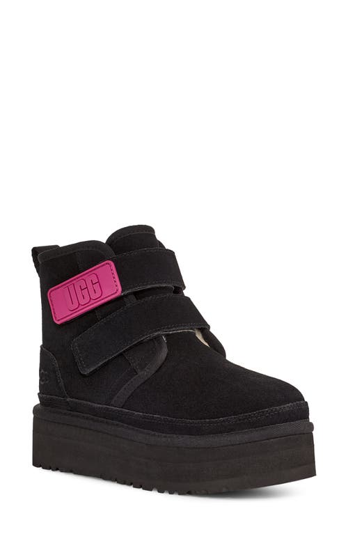 UGG(r) Kids' Neumel Platform Water Resistant Boot Black at Nordstrom, M