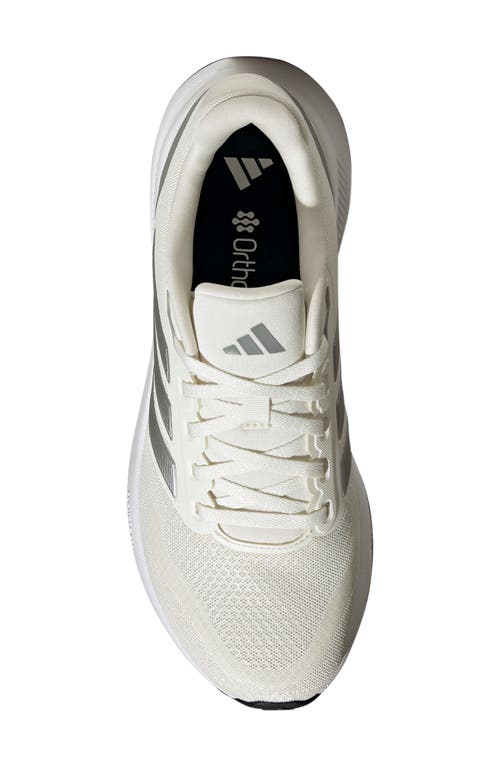 Adidas Originals Adidas Run Falcon 5 Running Shoe In Off White/silver/black