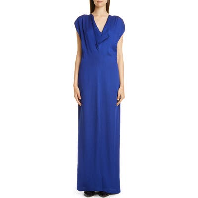 Zero + Maria Cornejo Vera Eco Drape Maxi Dress, Purple