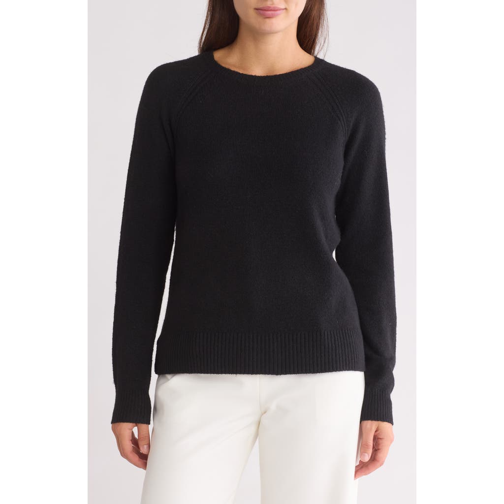 Caslon ® Raglan Sleeve Sweater In Black