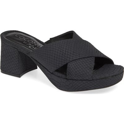 Coconuts By Matisse Cleo Slide Sandal, Black