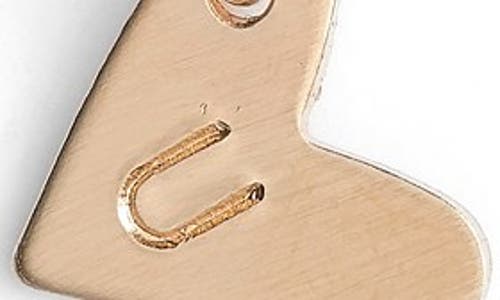 Nashelle 14k-gold Fill Initial Mini Heart Pendant Necklace In Gold/u