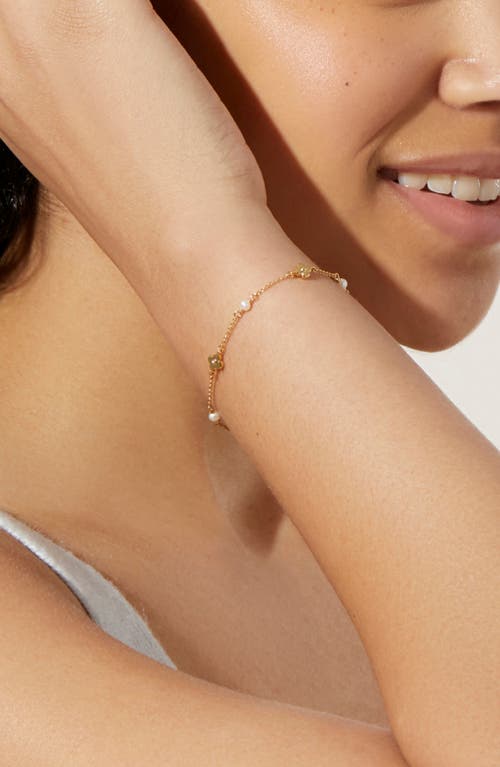 【関税.送料込】ana luisa/ゴールド フラワー ブレスレット Ana Luisa Flower Bracelet In Gold | ModeSens