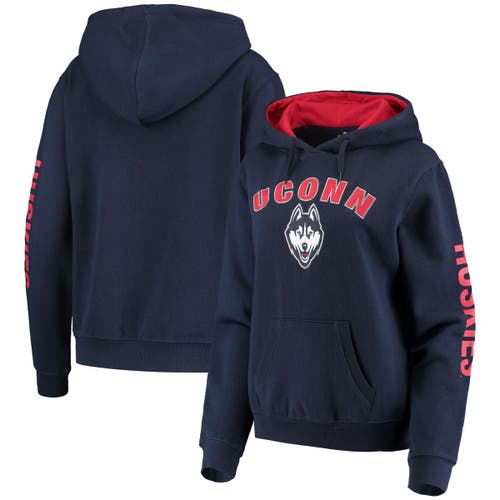 COLOSSEUM Women's Colosseum Navy UConn Huskies Loud and Proud Pullover Hoodie