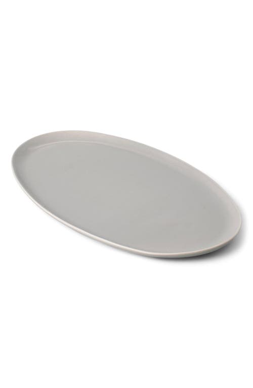 Fable The Oval Serving Platter in Dove Grey 