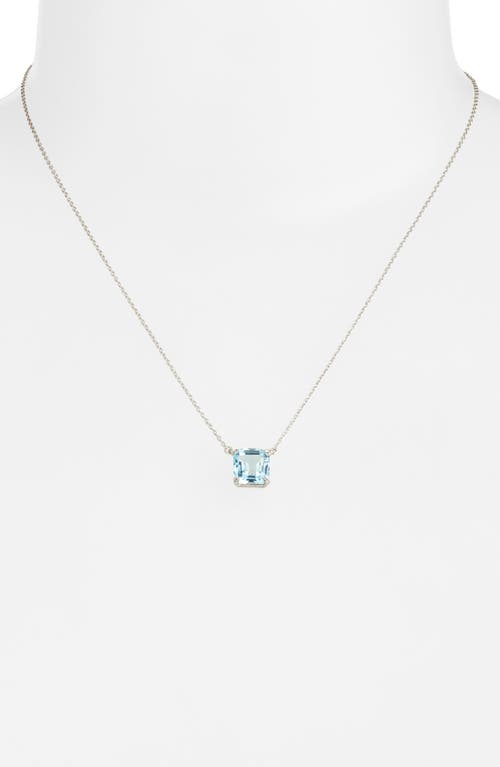 Anzie Jac + Jo Harper Stone Pendant Necklace In Blue