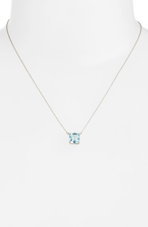 Shop Anzie Jac + Jo Harper Semiprecious Stone Pendant Necklace In Blue