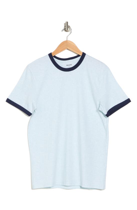 Abound Short Sleeve Ringer T-shirt In Teal Cool Heather