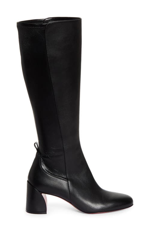 Shop Christian Louboutin Jane Knee High Boot In Black