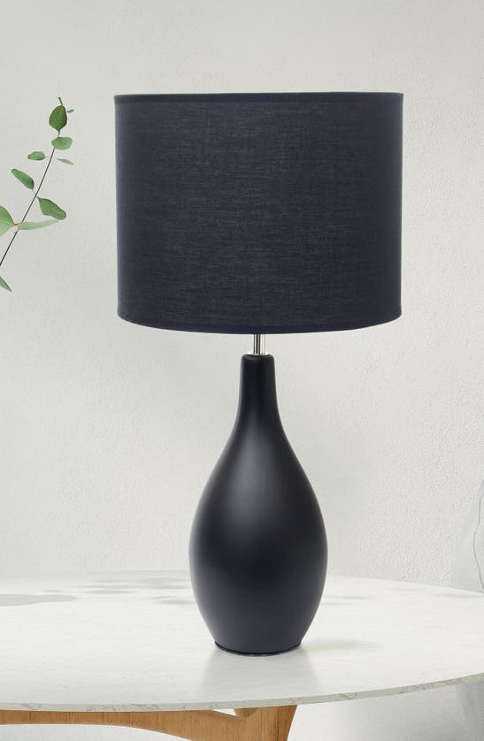 Shop Lalia Home Dewdrop Table Lamp In Black