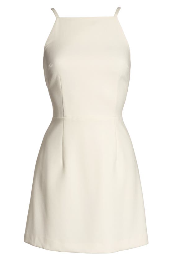 French Connection Whisper Light Sheath Minidress In Summer White