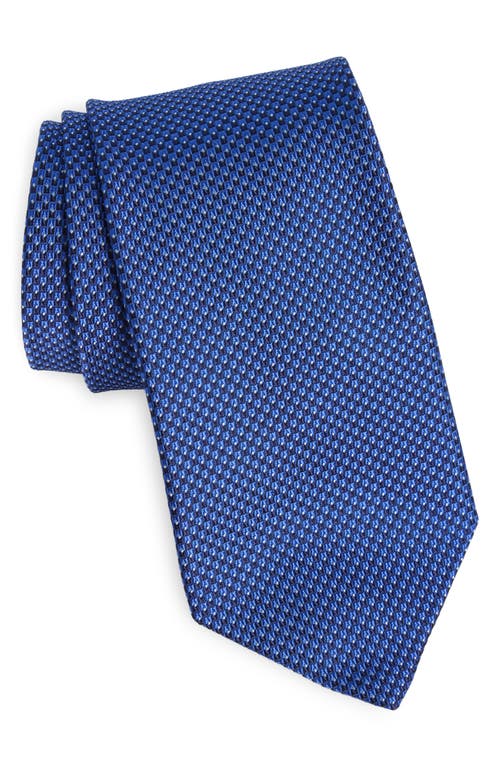 Shop Ralph Lauren Purple Label Bond St. Geo Jacquard Silk Tie In Navy/blue