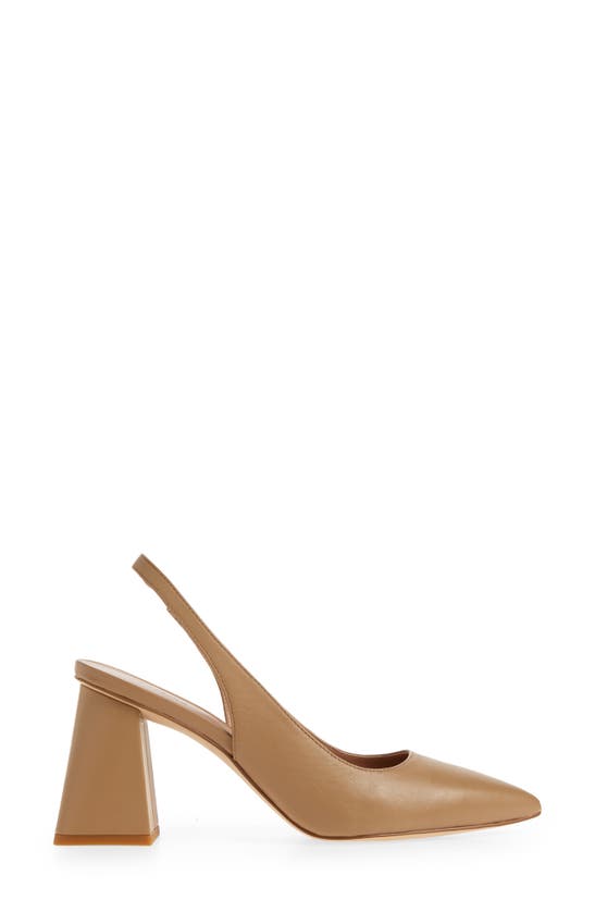 Nordstrom Polina Pointed Toe Slingback Pump In Tan | ModeSens