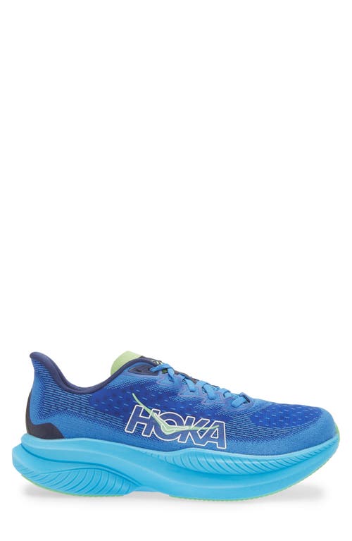 Shop Hoka Mach 6 Running Shoe In Virtual Blue/bellwether Blue