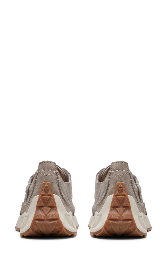 Clarks Craft Speed Sneaker In Stone Nubuck